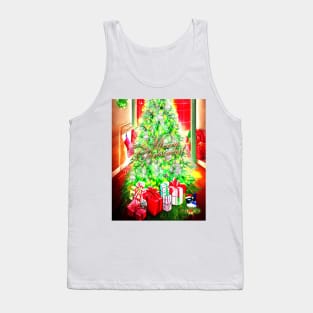 Bird Lovers Christmas Greeting Tank Top